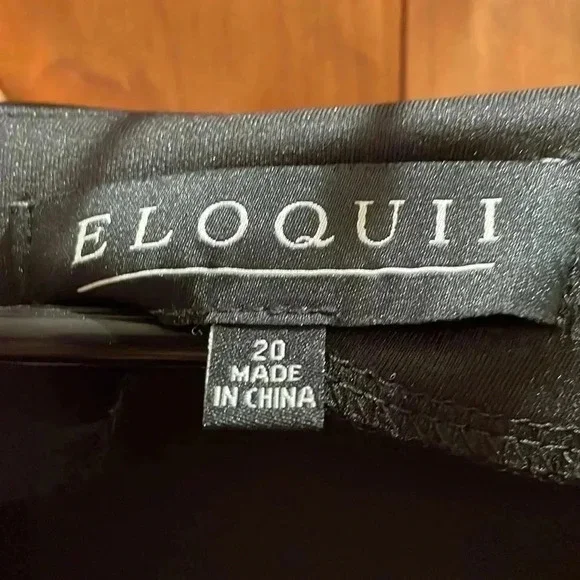 ELOQUII Black Dress- 20 - Picture 3 of 9